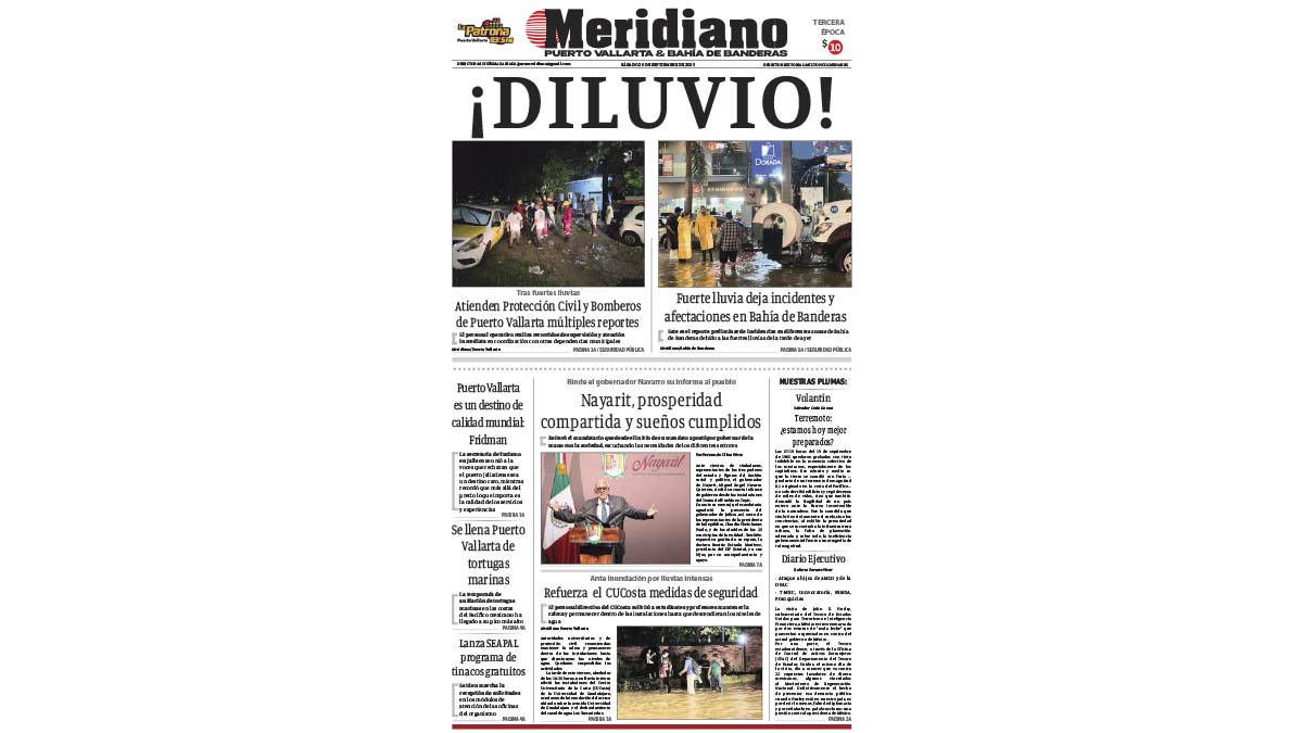 meridiano vallarta 20 de septiembre de 2025