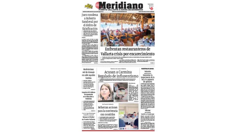 portada meridiano vallarta 10 de septiembre de 2025