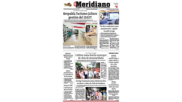 portada meridiano vallarta 03 de septiembre de 2025