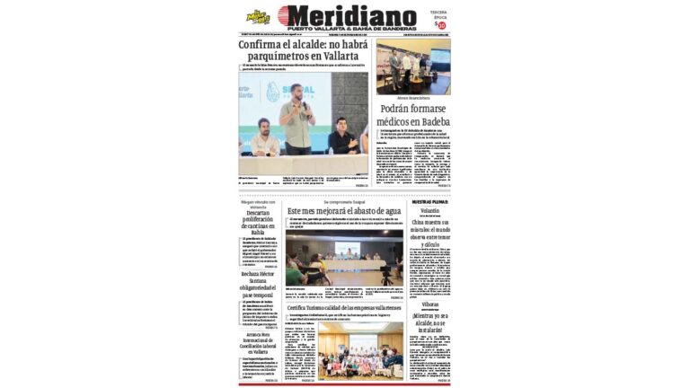 portada meridiano vallarta 05 de septiembre de 2025