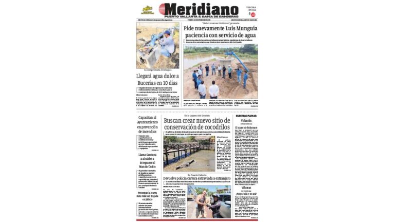 portada meridiano vallarta 12 de septiembre de 2025