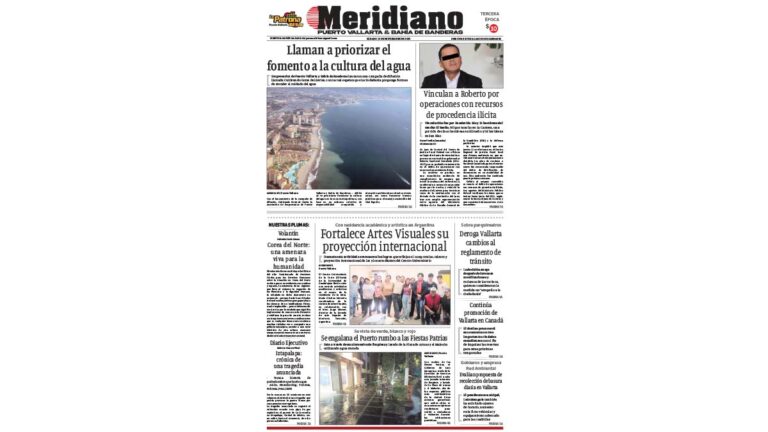 portada meridiano vallarta 13 de septiembre de 2025