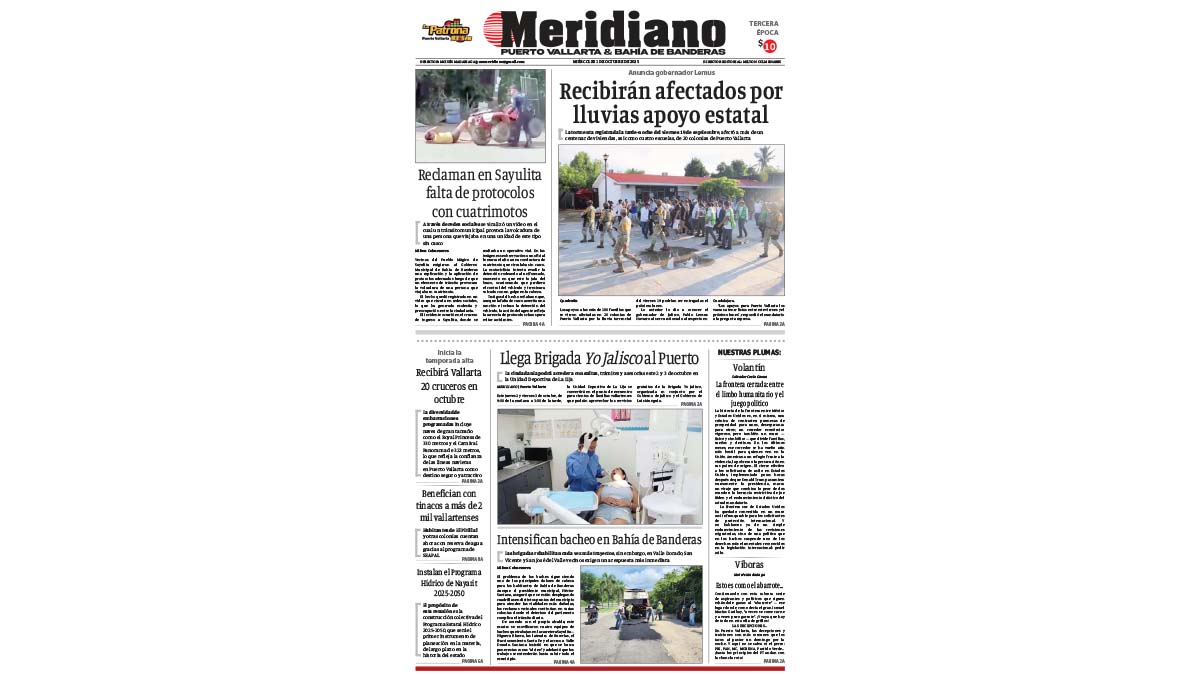 portada meridiano 01 de octubre de 2025
