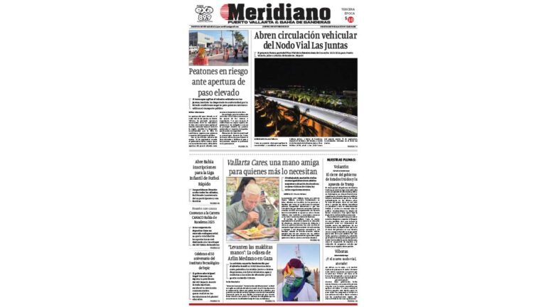 portada meridiano 02 de octubre de 2025