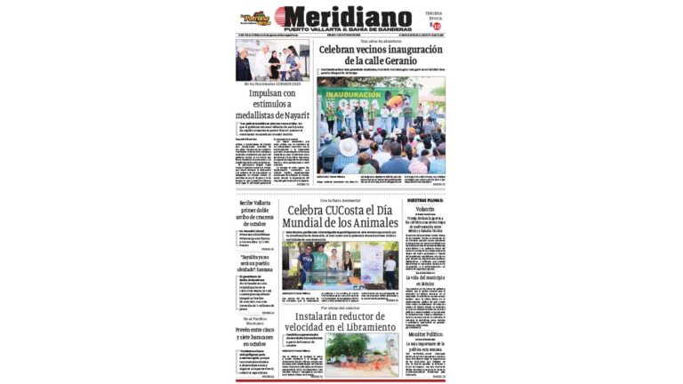 portada meridiano 04 de octubre de 2025