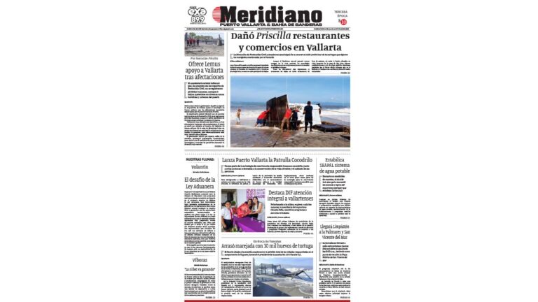 portada meridiano 09 de octubre de 2025
