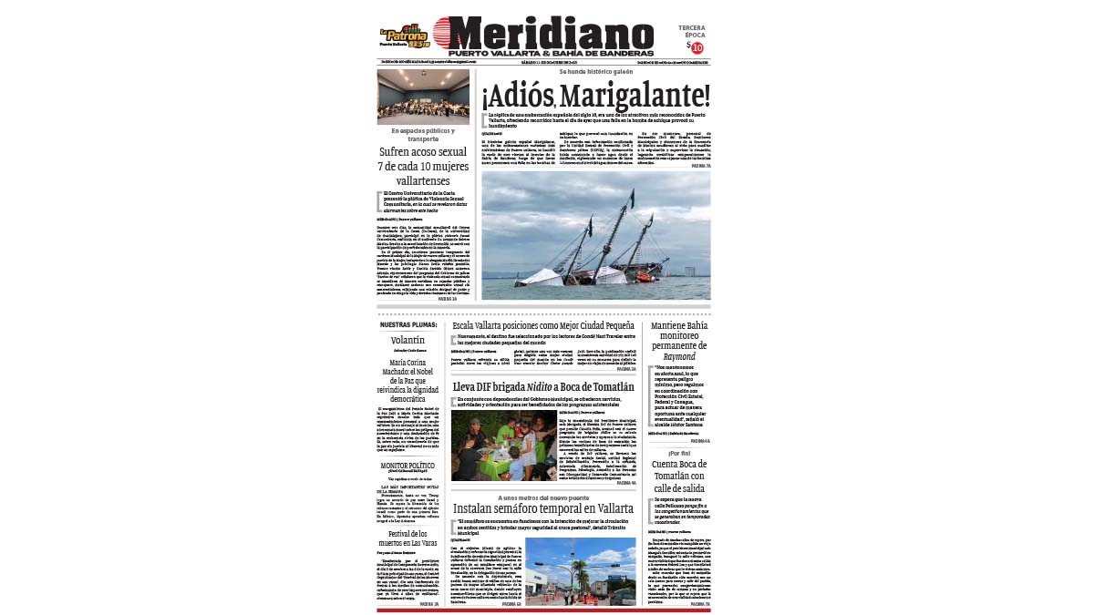 portada meridiano 11 de octubre de 2025