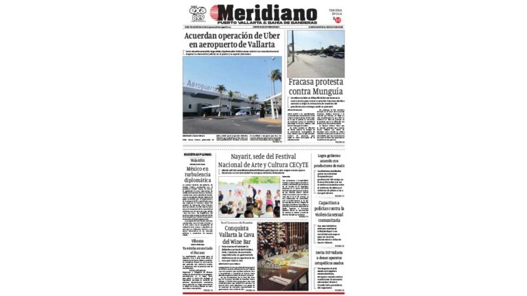 portada meridiano 30 de octubre de 2025