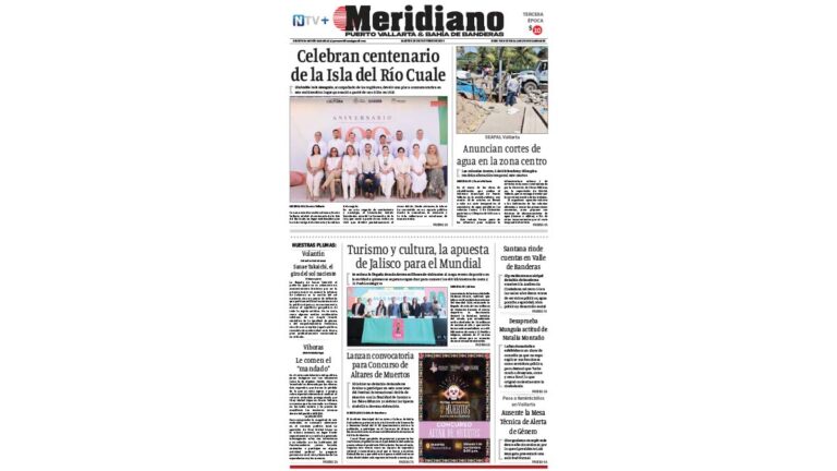 portada meridiano vallarta 28 de octubre de 2025