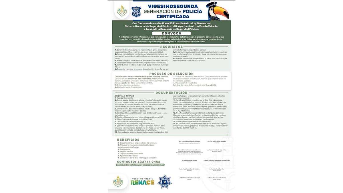 policía certificada