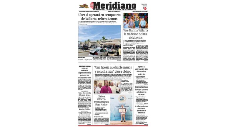 portada meridiano 01 de noviembre de 2025