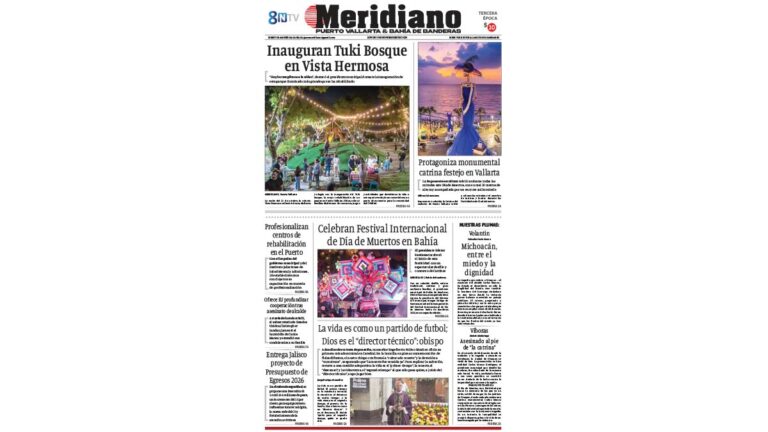 portada meridiano 03 de noviembre de 2025