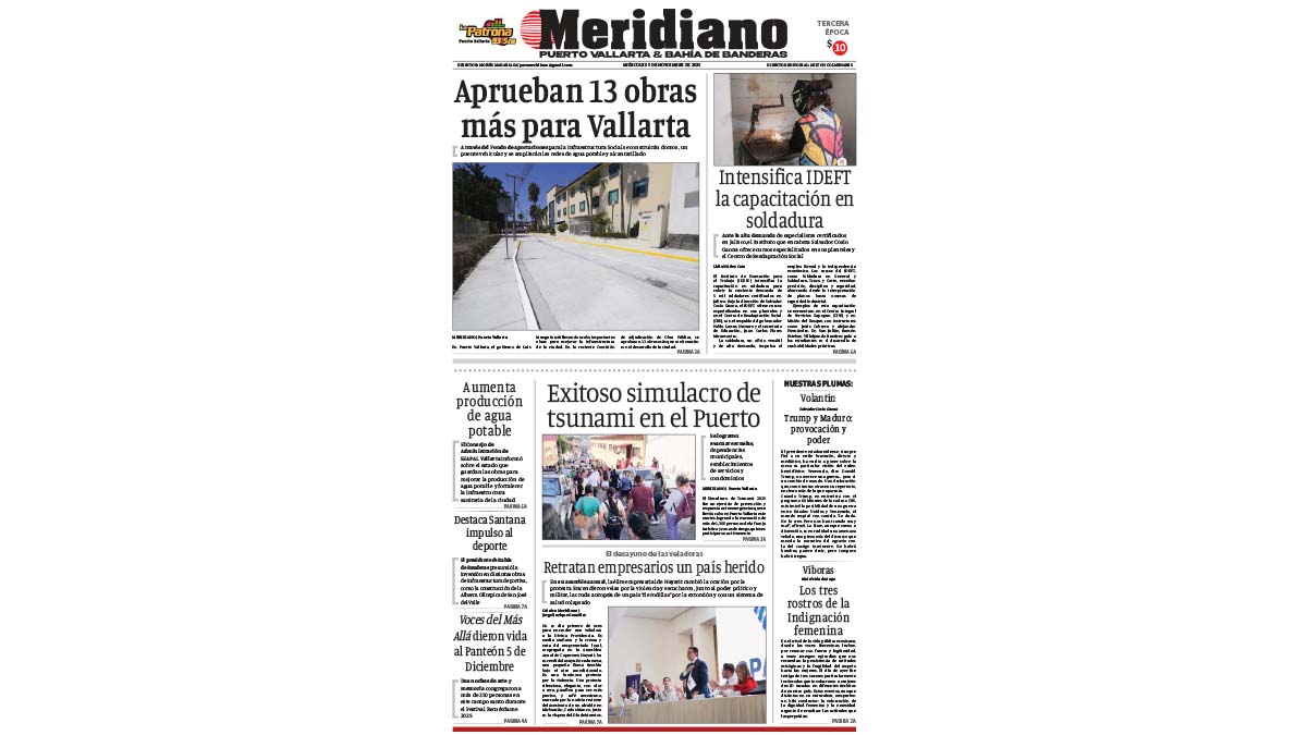 portada meridiano 05 de noviembre de 2025