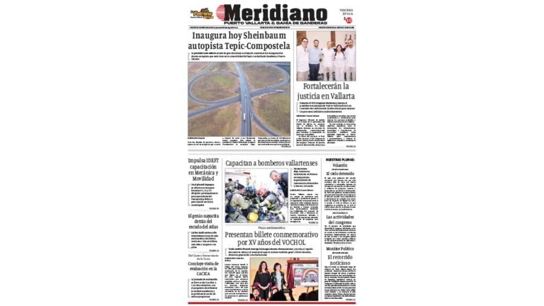 portada meridiano 08 de noviembre de 2025