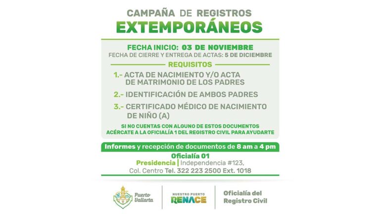 registros extemporáneos