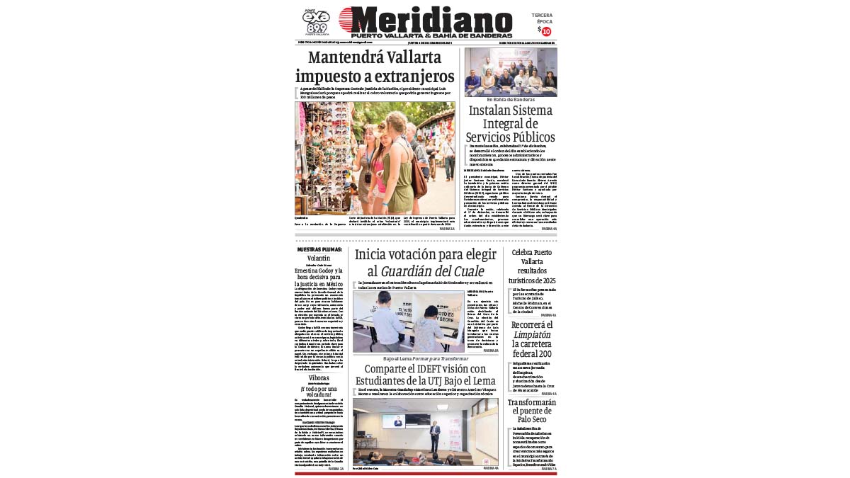 portada meridiano 04 de diciembre de 2025