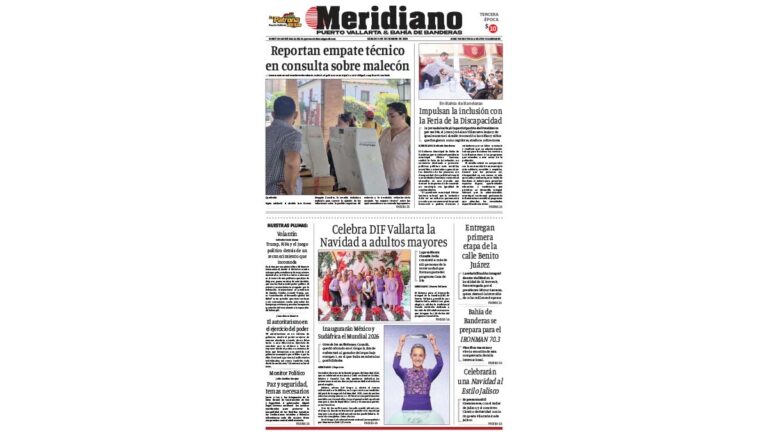 portada meridiano 05 de diciembre de 2025