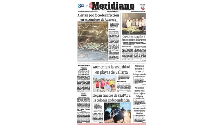 portada meridiano 08 de diciembre de 2025