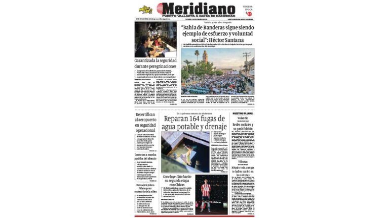 portada meridiano 12 de diciembre de 2025