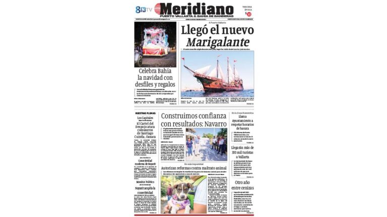 portada meridiano 22 de diciembre de 2025