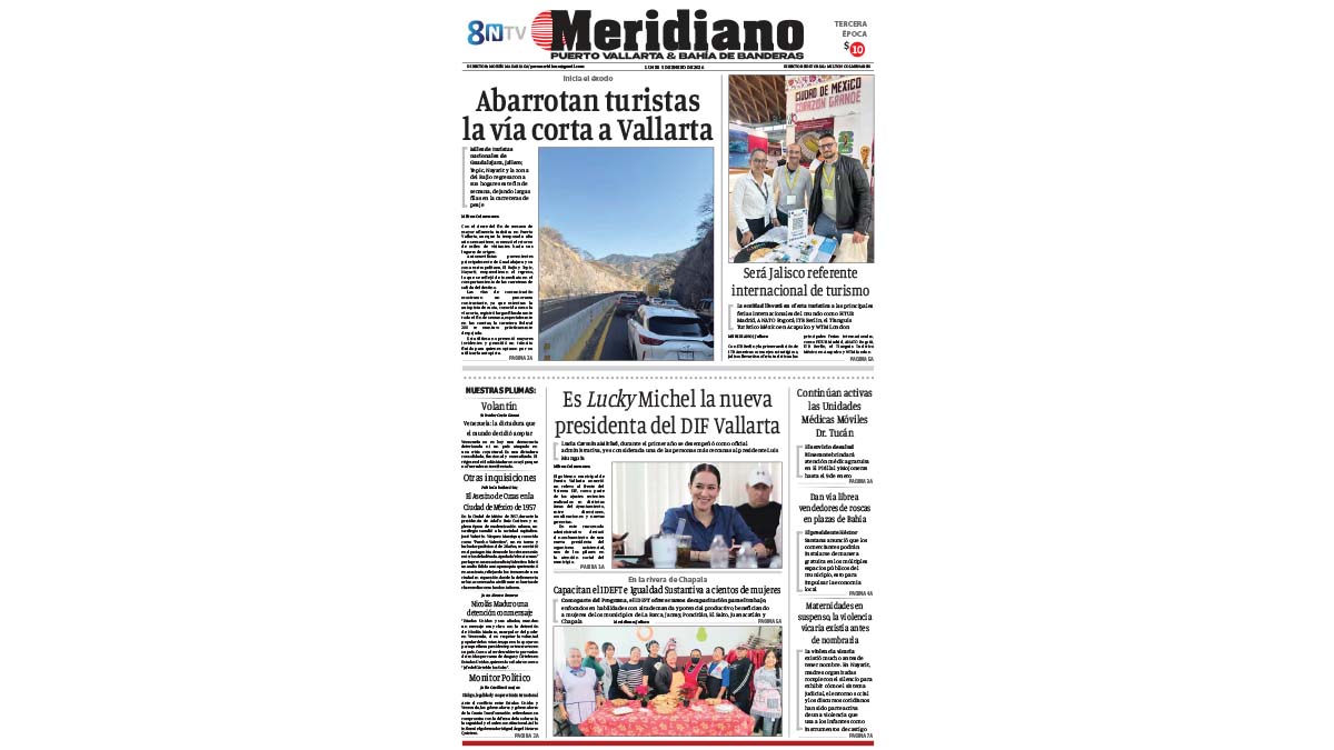 portada meridiano 05 de enero de 2025