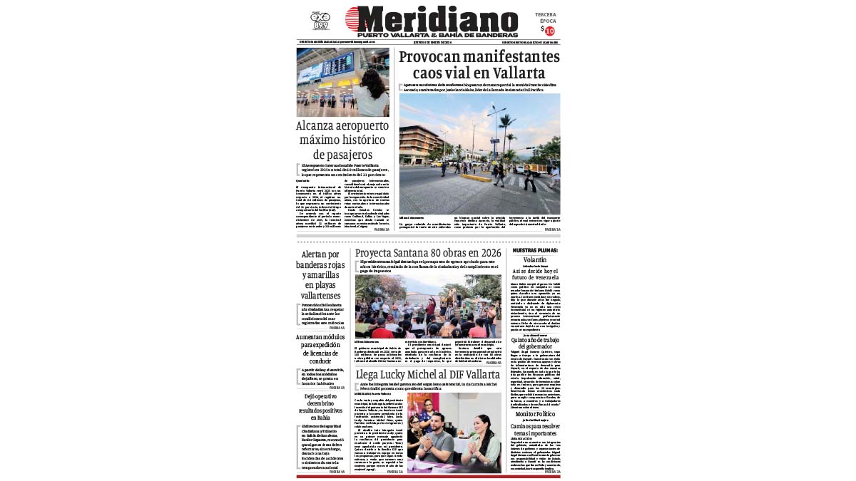 portada meridiano 07 de enero de 2026