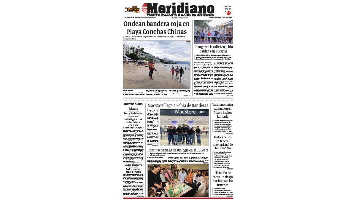 portada meridiano 24 de enero de 2026