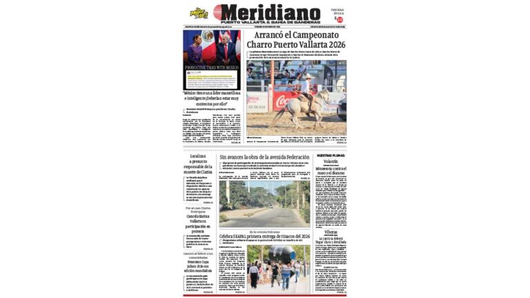 portada meridiano 30 de enero de 2026