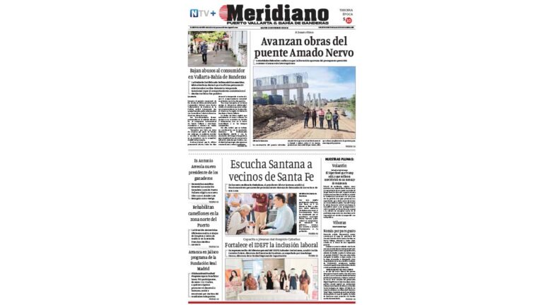 portada meridiano 10 de febrero de 2026