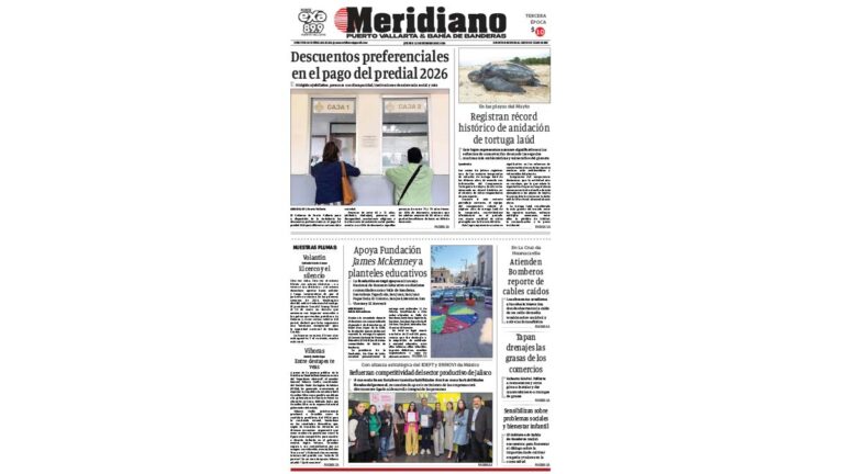 portada meridiano 12 de febrero de 2026