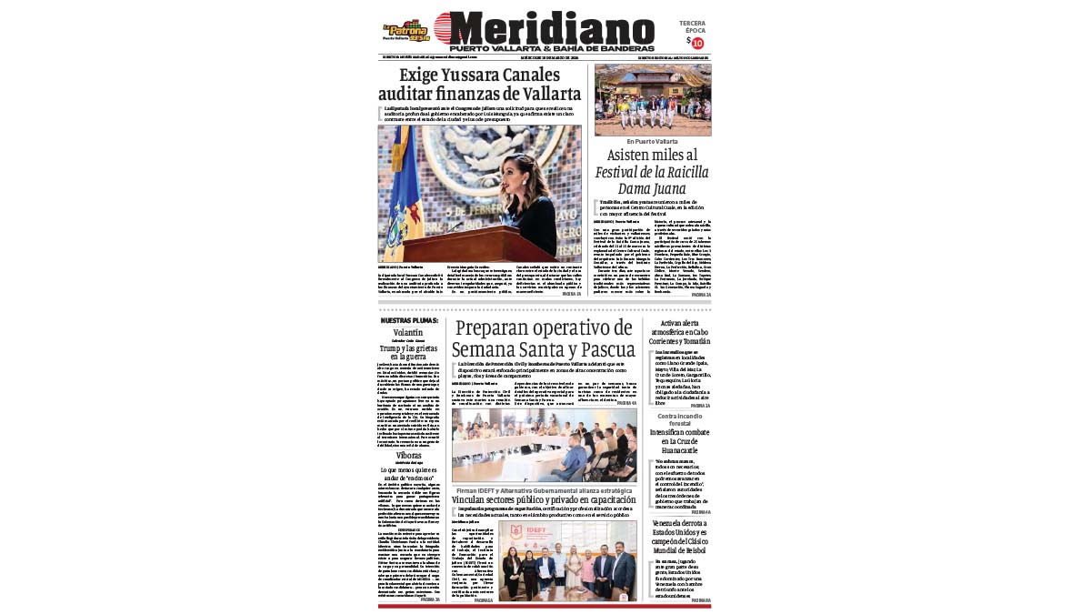 portada meridiano 18 de marzo de 2026