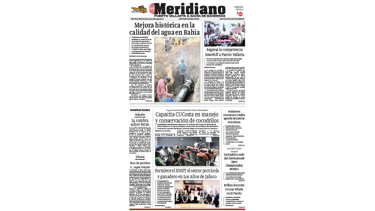 portada meridiano 25 de marzo de 2026