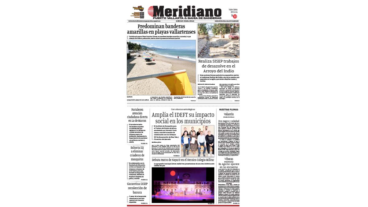 portada meridiano 01 de abril de 2026