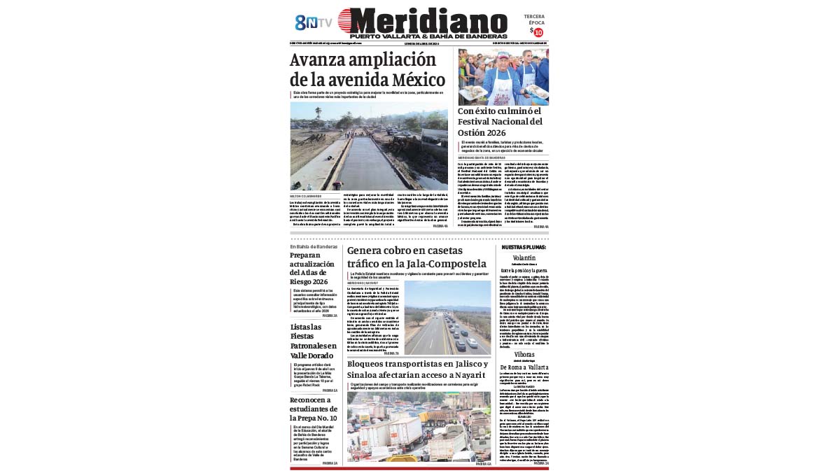 portada meridiano 06 de abril de 2026