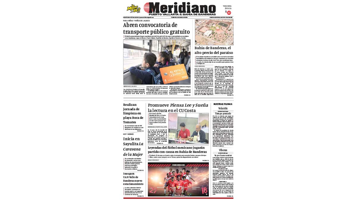 portada meridiano 24 de abril de 2026