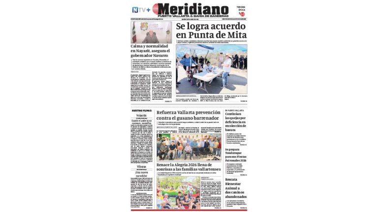 portada meridiano 28 de abril de 2026