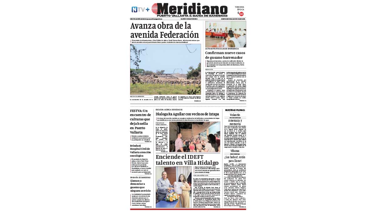 portada meridiano 05 de mayo de 2026