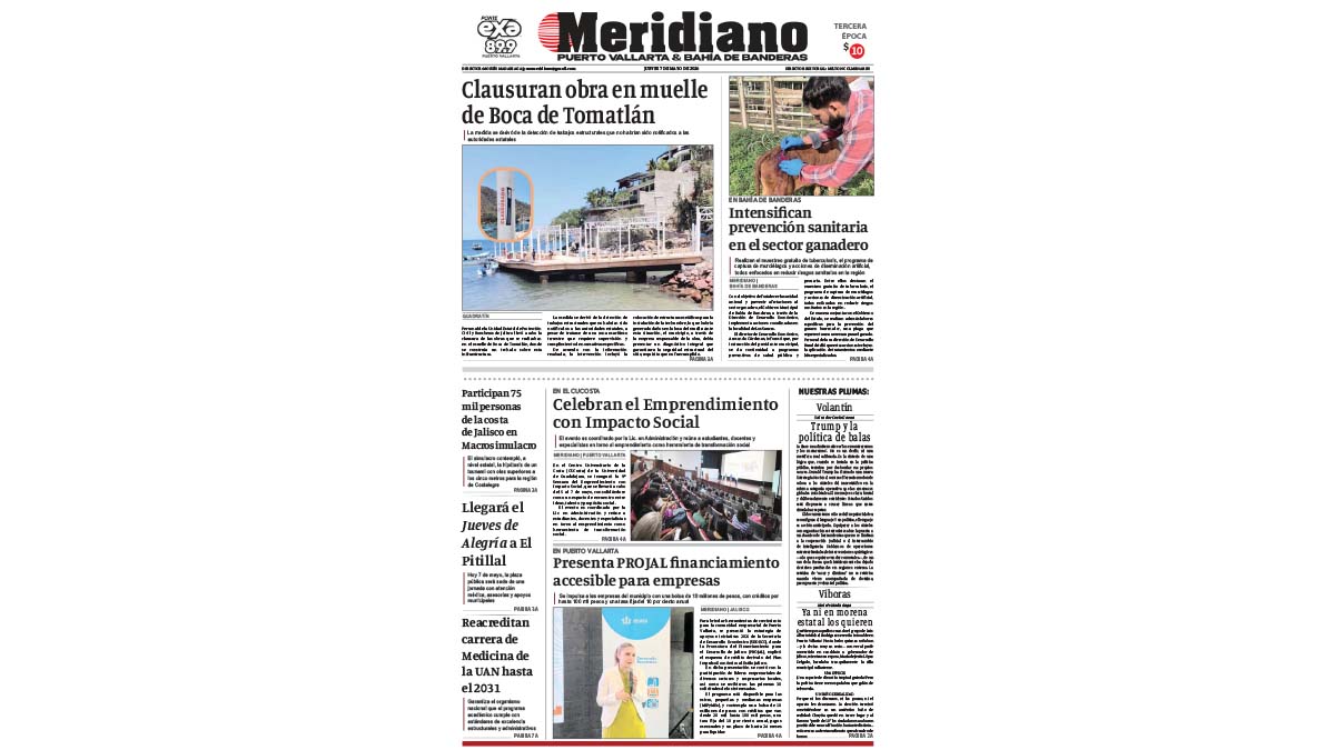 portada meridiano 07 de mayo de 2026