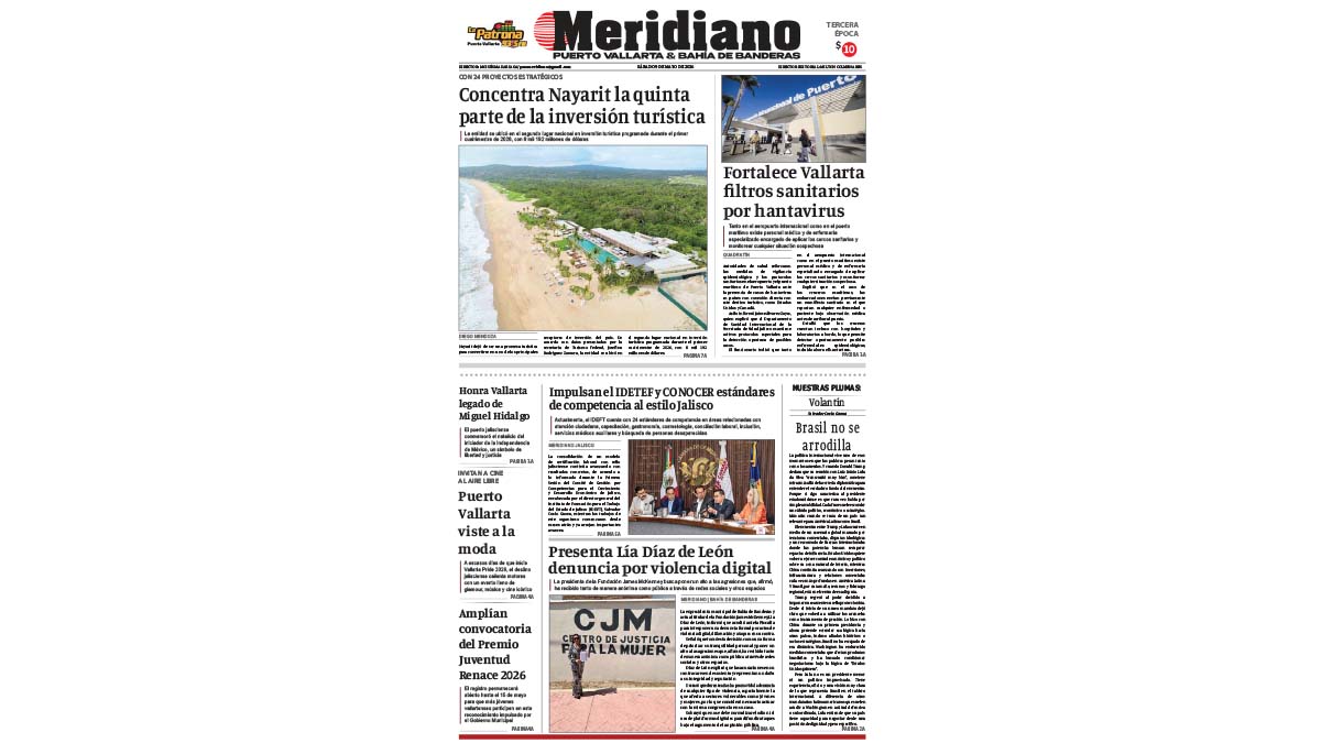 portada meridiano 09 de mayo de 2026