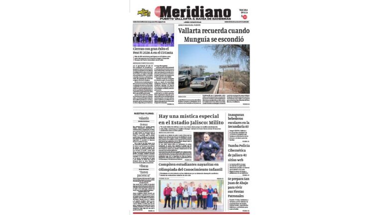 portada meridiano 15 de mayo de 2026