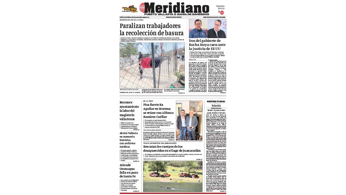 portada meridiano 16 de mayo de 2026