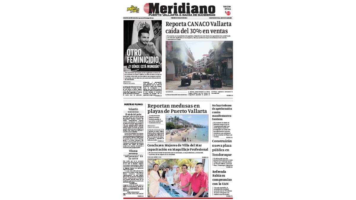 portada meridiano 22 de mayo de 2026