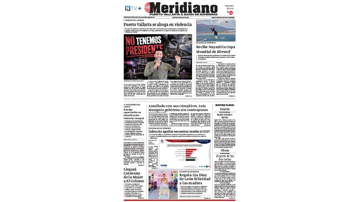 portada meridiano 26 de mayo de 2026