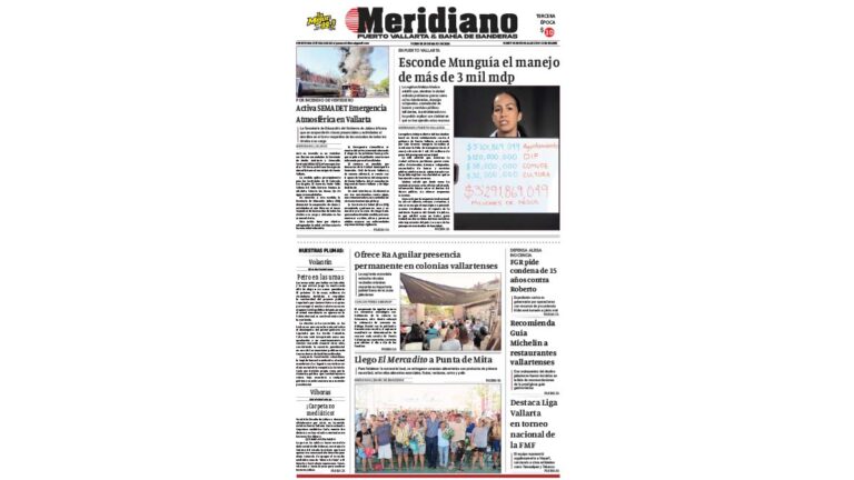 portada meridiano 29 de mayo de 2026