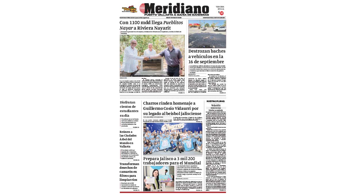 portada meridiano 30 de mayo de 2026