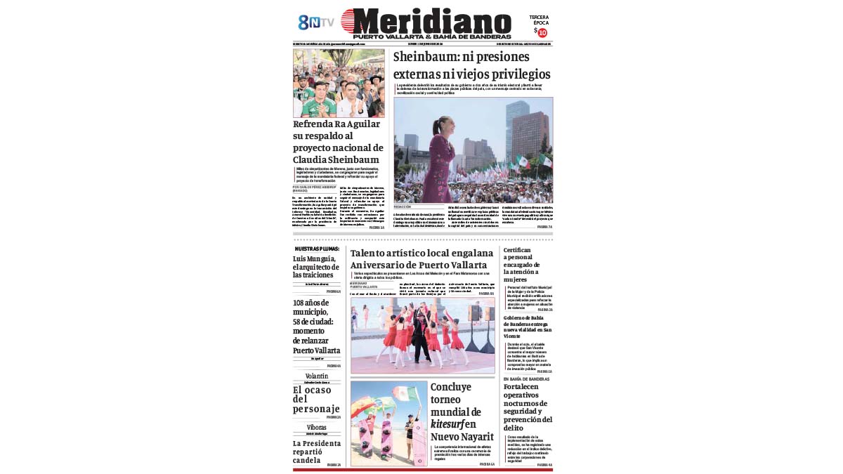 portada meridiano 01 de junio de 2026
