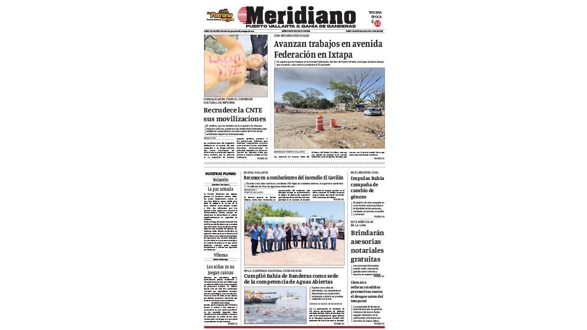 portada meridiano 03 de junio de 2026