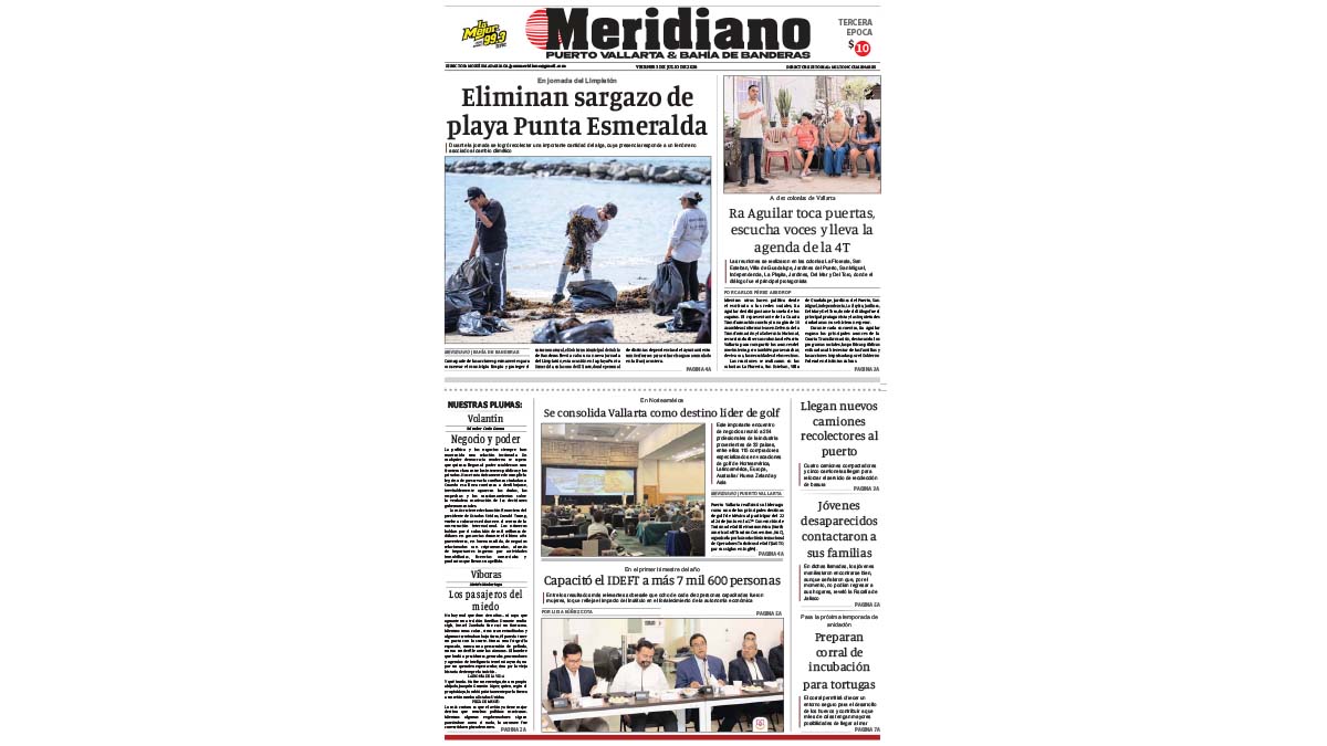 portada meridiano 03 de julio de 2026