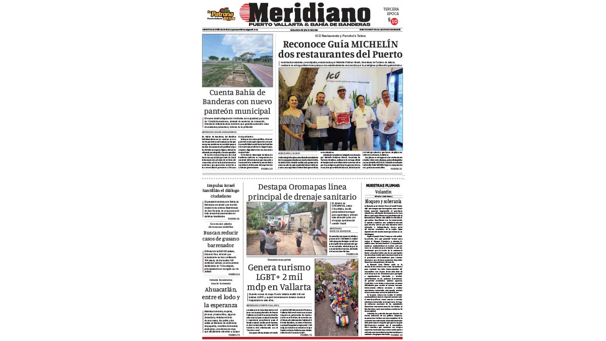 portada meridiano 04 de julio de 2026