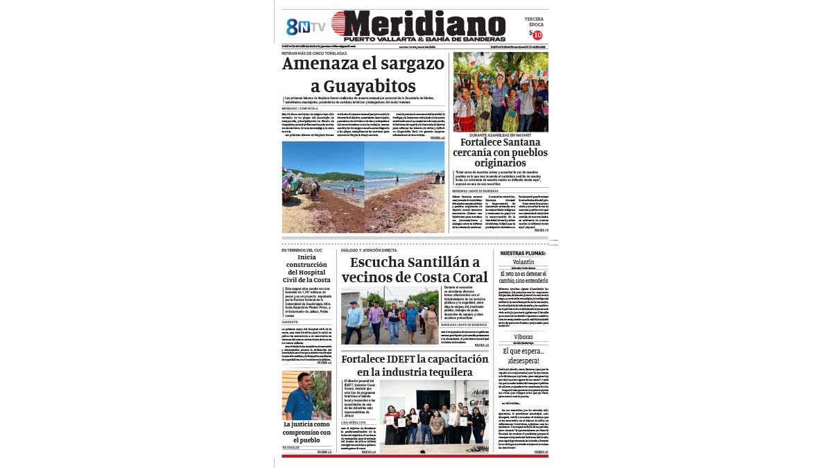 portada meridiano 13 de julio de 2026